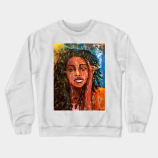 Smoking at the lounge Crewneck Sweatshirt